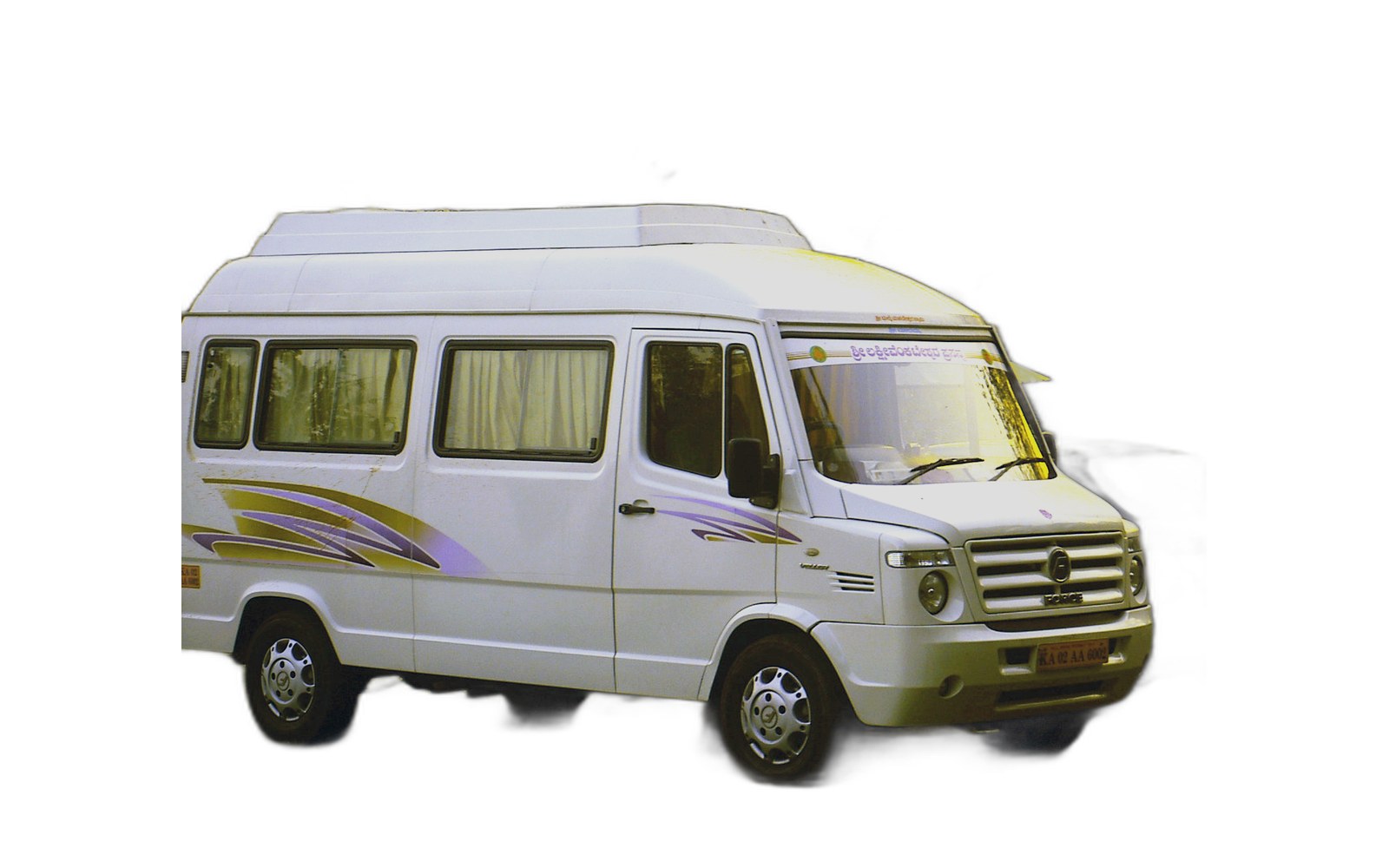 Large tempo traveller airport transfer
