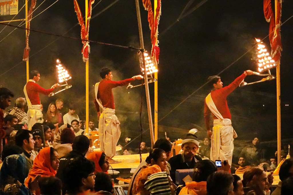 Ganga Aarti at Dashashwamedh Ghat