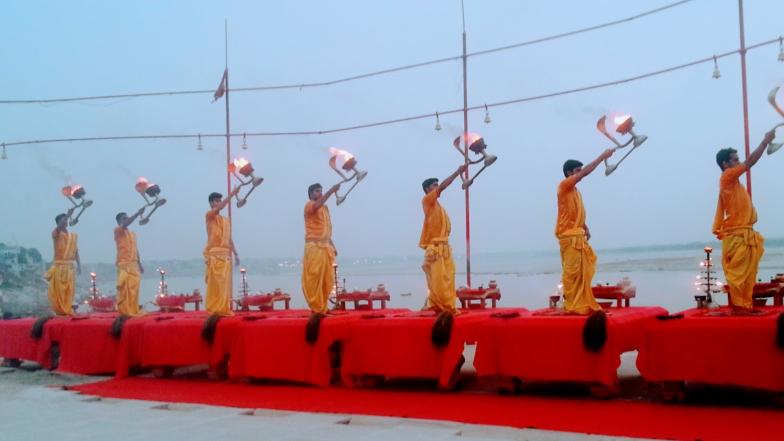 Assi Ghat at sunrise